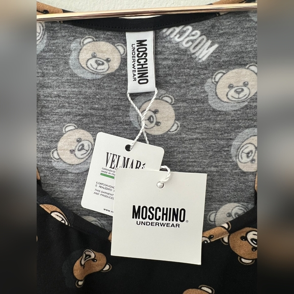 NWT MOSCHINO ALL OVER BEAR BODYSUIT Size XL - Picture 6 of 7